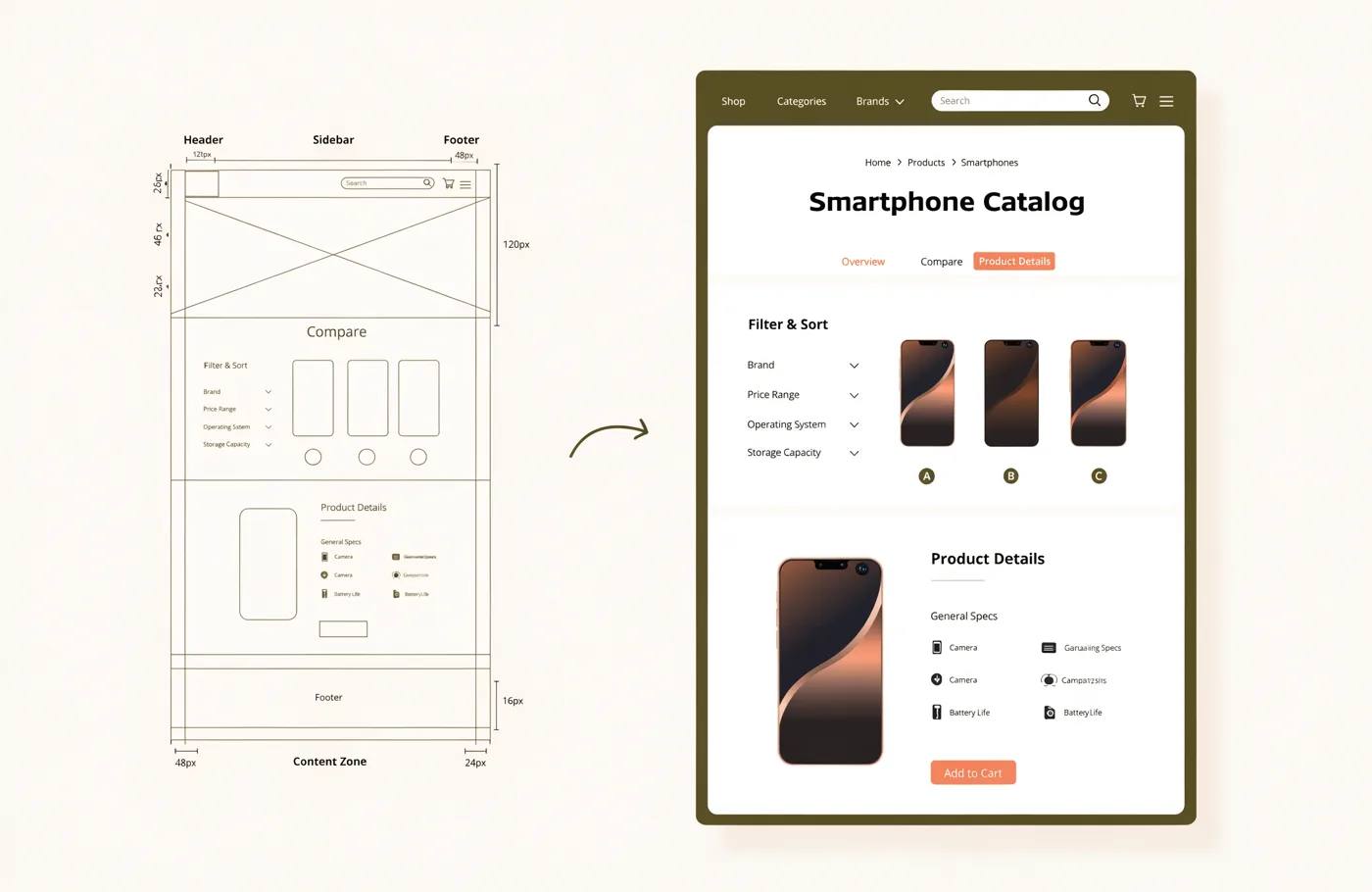 Elegante Consumer-Elektronik und Gadgets auf dunkler Fläche, Premium-Produktfotografie
